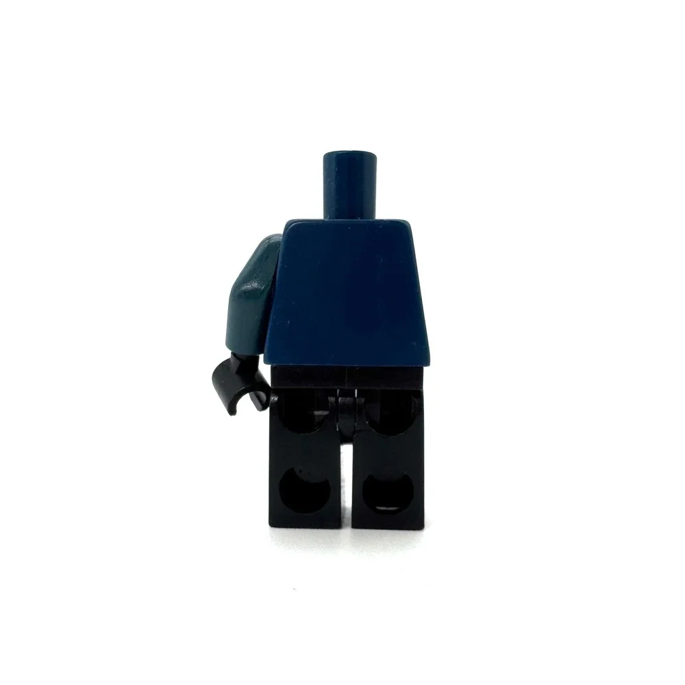 LEGO Castle Dwarf Torso Leg Minifigure Parts 7036 Fantasy Era Dark Blue
